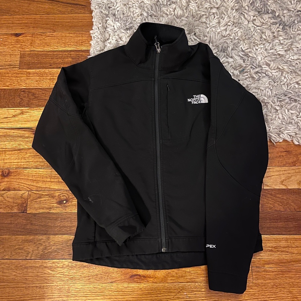 Womens Small Black North Face Zip Up Jacket